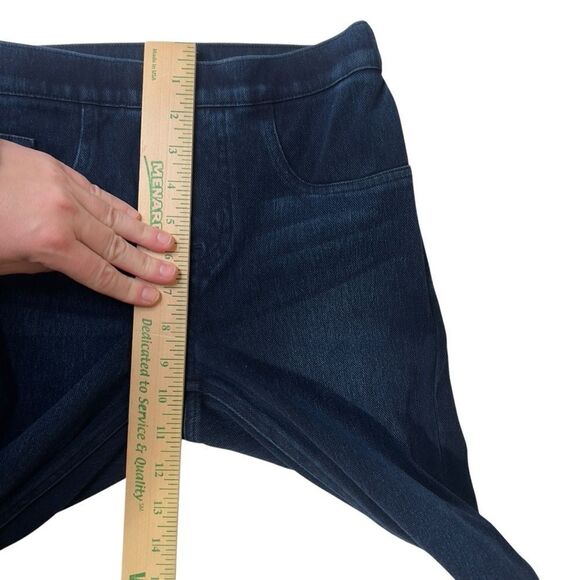 Spanx S/p Jean-ish Ankle Leggings Jeans Twilight Rinse - Picture 15 of 16